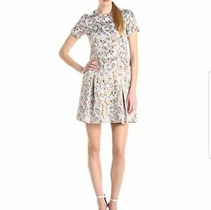 Vince Camuto Jacquard Fit and Flare Dress